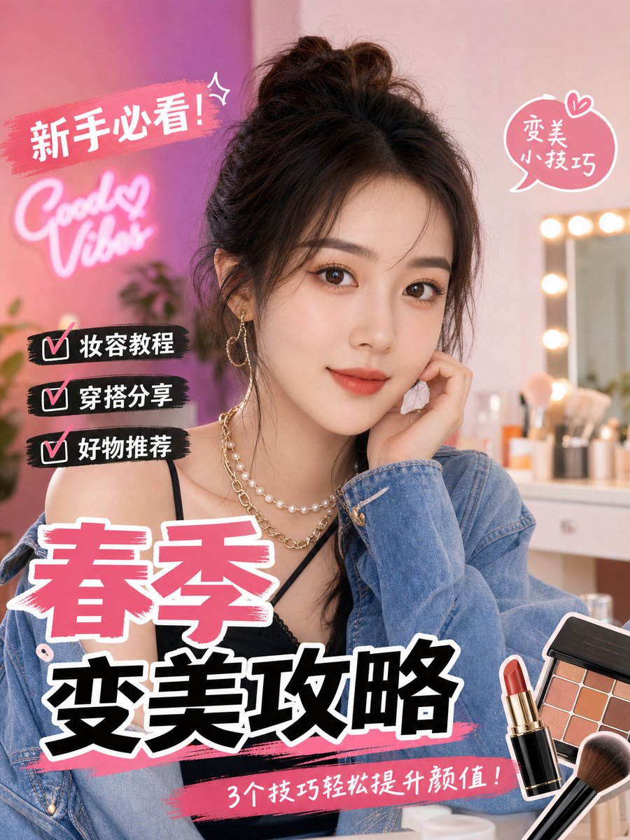 大象传媒时尚视频春季变美攻略教程